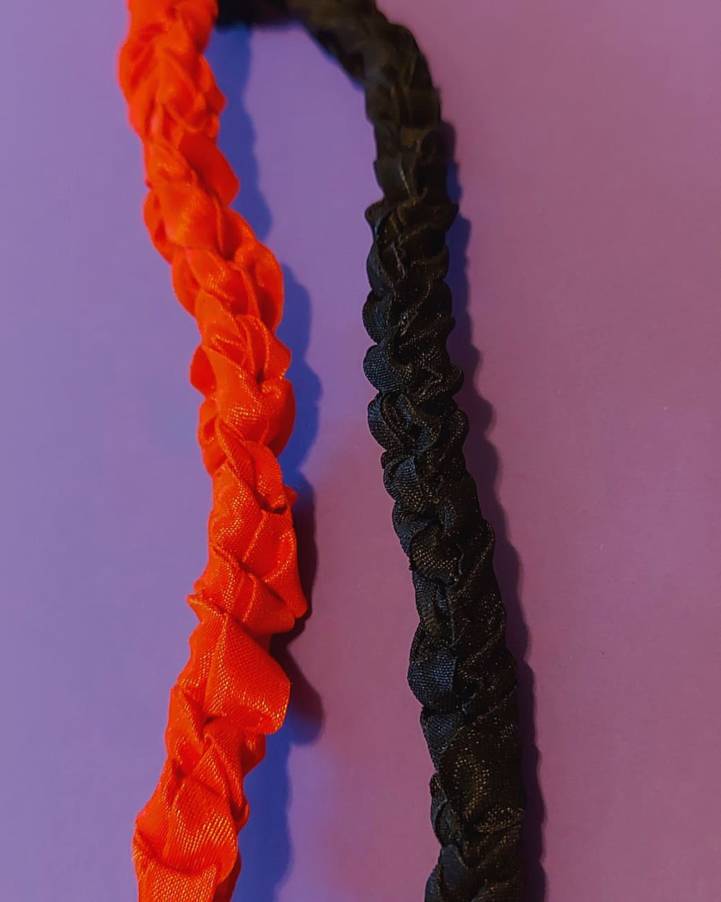 Bracciali treccia in fettuccia 